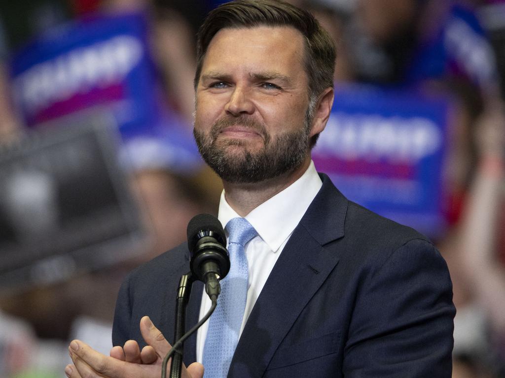 Republican Vice Presidential nominee US Senator JD Vance blasted Joe Biden. Picture: AFP/Getty Images