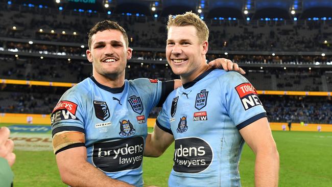 Nathan Cleary has the best array of kicks in the NRL but even he is in awe of Burton’s bombs.