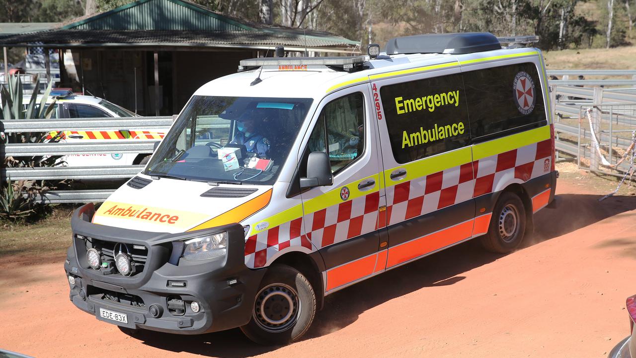Paramedics were called to Frazer Beach after the couple got into trouble in a rip. Picture: NCA NewsWire / Peter Lorimer.