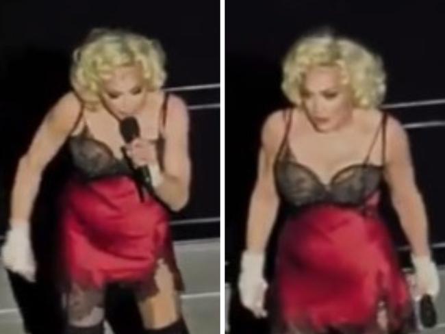 Madonna at her latest show.