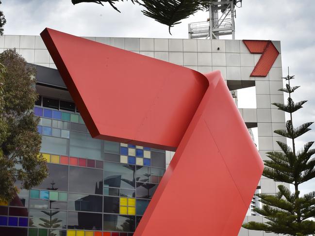 MELBOURNE, AUSTRALIA - NewsWire Photos OCTOBER 18TH, 2021: Exterior of Channel Seven, Docklands, Melbourne. Seven West Kerry Stokes-backed media firm Seven West is taking global convenience chain 7-Eleven to court to try to prevent the company from using 'SEVEN' branding. Picture : NCA NewsWire / Nicki Connolly