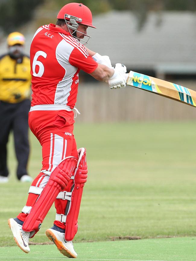 GDCA: Gisborne’s Michael Allen. Picture: Hamish Blair