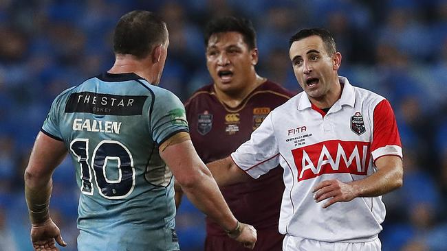 NSW can expect more run-ins with referee Gerard Sutton.