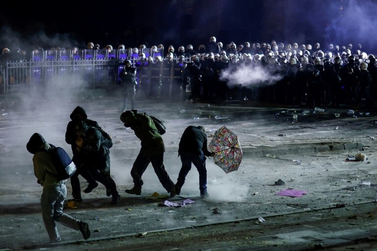 Turkey braces for fourth night of protests as police quiz mayor