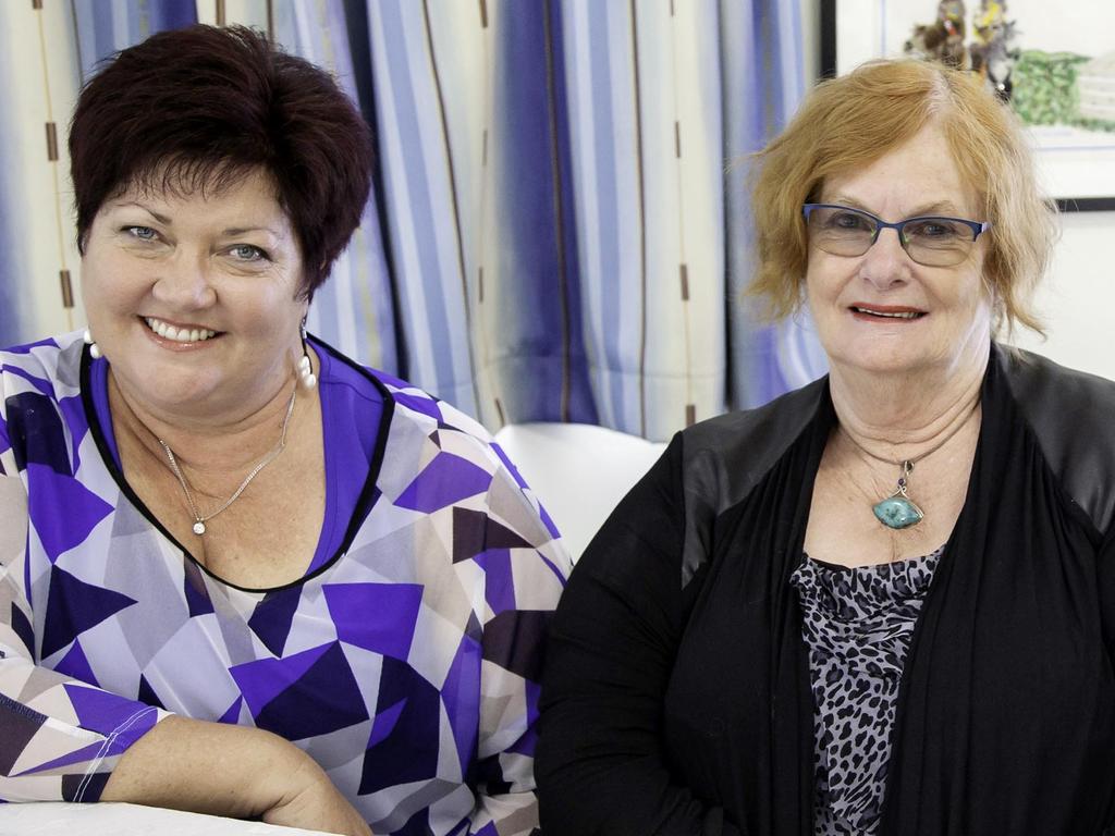 Over the years Jenny Sorensen (right) dedicated much of her time to helping organise and support local events and charities. Here she is pictured alongside fellow Burrum Coal Festival Princess judge Sonya Chapman in 2016.