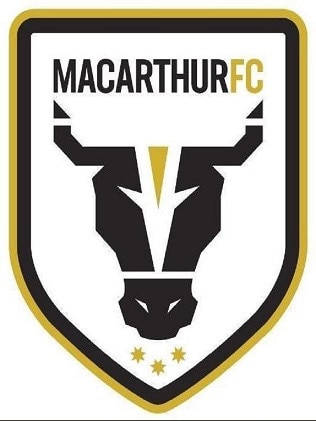 Macarthur FC logo will be a bull and their colours black, white and ochre.