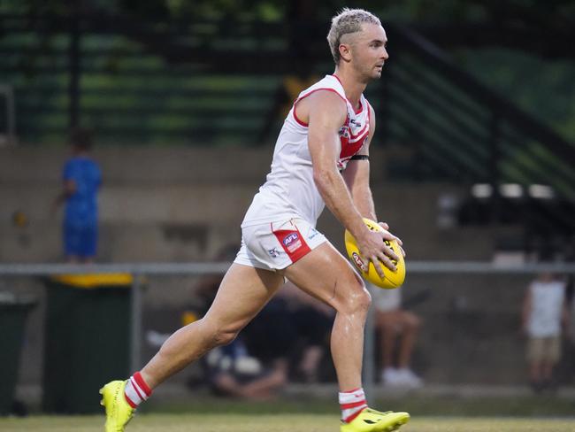 Dylan Collis has been one of the competition’s best in 2022-23. Picture: Courtney McCabe / AFLNT Media