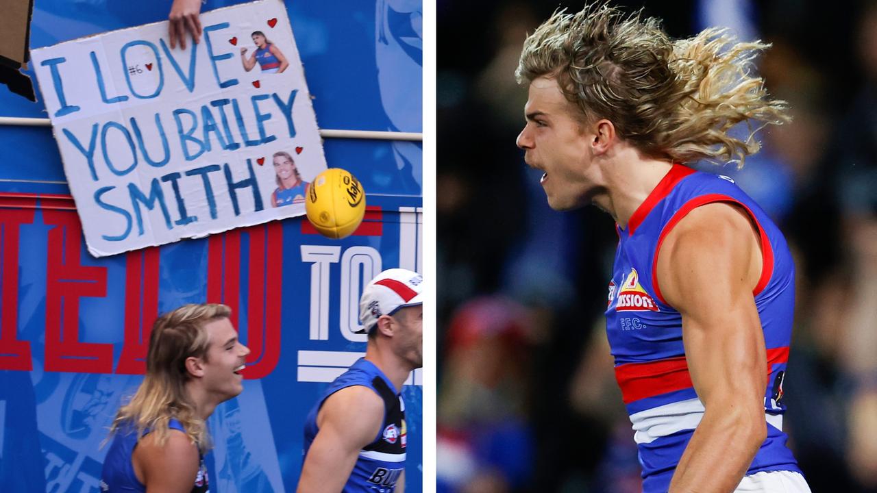 Bailey Smith is a Bulldogs cult hero.