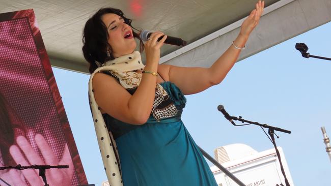 Italian Australian Soprano Rebecca Gulinello. 2025 Darwin Italian Festival. Picture: Aden Hill