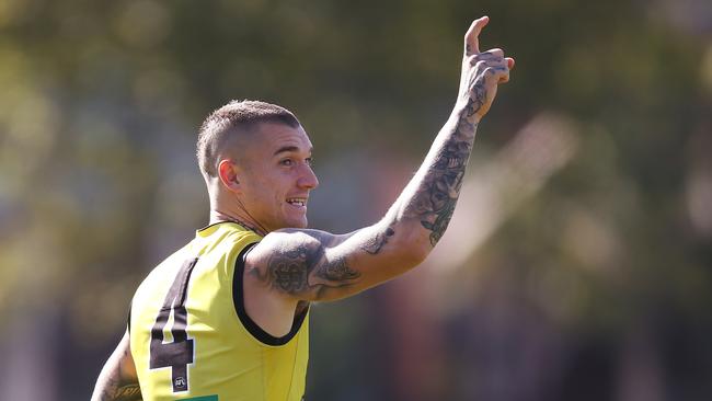 Dustin Martin has put his hand up to be traded after a poor start to 2019. Picture: Michael Dodge/Getty Images. 