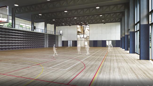 The new McKinnon Secondary College gym in Bentleigh East.