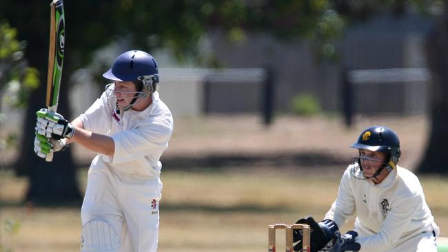 Butterworth batting against Richmond in third grade.