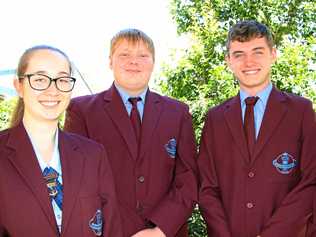 HIGH ACHIEVERS: Oakey State High School senior awards recipients are (from left) Grace Fill, Peter Johnstone, Brody Huxtable and Astyn Knauth. Picture: Contributed