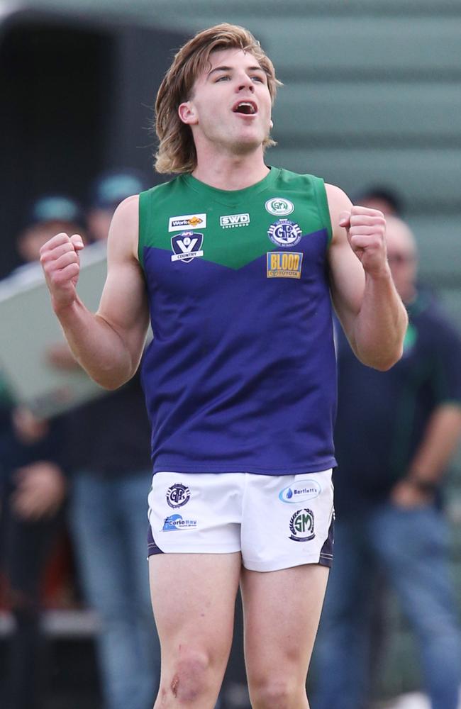 Patrick Dowling booted three goals for the Saints. Picture: Mark Wilson