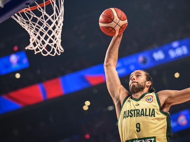 Former NBL MVP and Australian Boomer Xavier Cooks plays for Chiba Jets in the Japanese B League — the NBL has formed a partnership with the B League. Picture: AFP