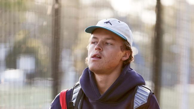 Jack Ginnivan at Collingwood training. Picture: Michael Klein