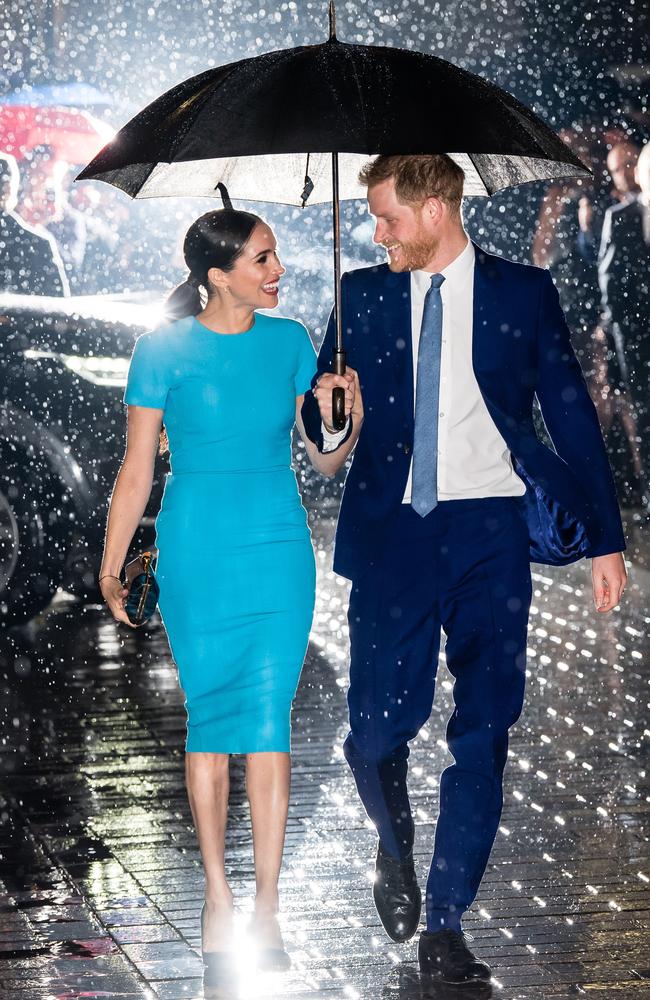 The couple looked joyous when they appeared at an event in London earlier in the week. Picture: WireImage