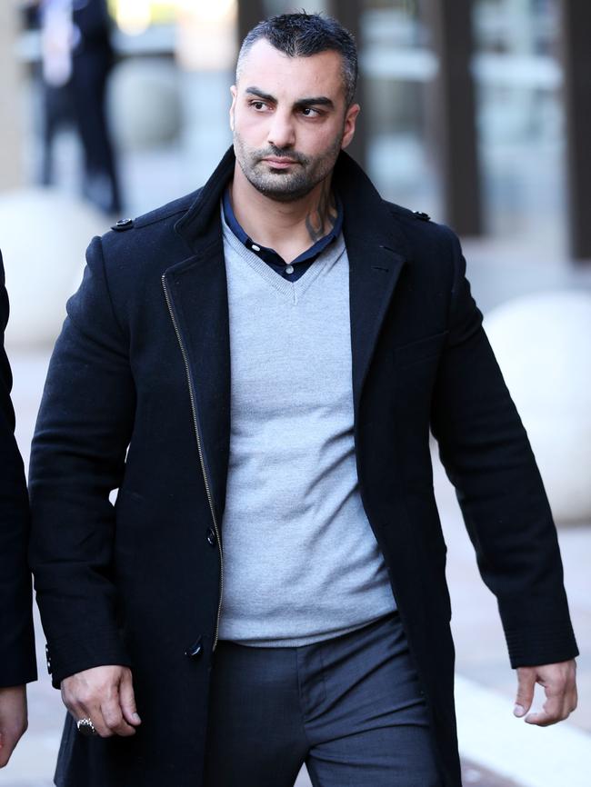 Mick Hawi leaving NSW Supreme Court. Picture Craig Greenhill.