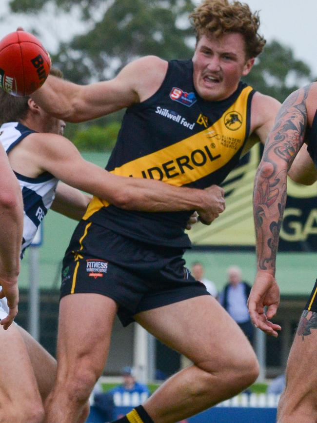 Will Gould in action for Glenelg. Picture: BRENTON EDWARDS (AAP).