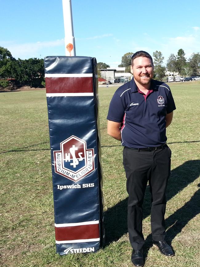 Ipswich State High School head coach Josh Bretherton. Picture: David Lems