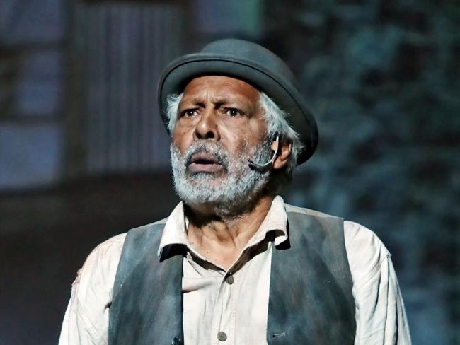 Ernie Dingo as Uncle Tadpole in the Opera Conference production of Bran Nue Dae Photo credit: Prudence Upton