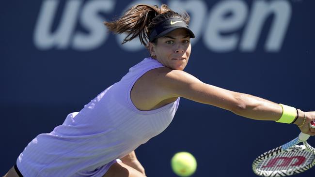 Australia’s Ajla Tomljanovic was beaten in the second round by Anna Kontaveit. Picture: AP