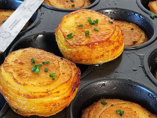 Top newsletter recipe 3: Caramelised muffin pan potato gratins.