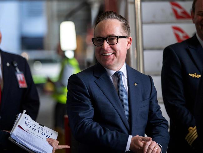 Alan Joyce. Picture: Wendell Teodoro/AFP