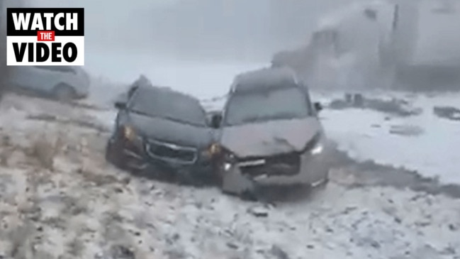 Horrific pileup on Pennsylvania highway