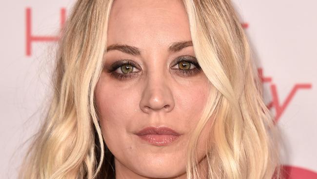 Kaley Cuoco marries Karl Cook in romantic stable wedding. Picture: AFP