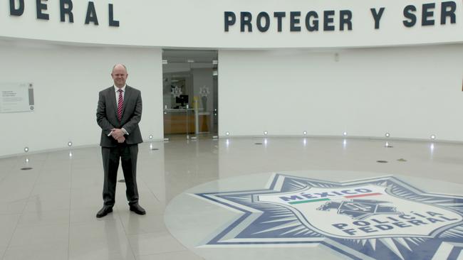 AFP Senior Liaison Officer Conrad Jensen regularly meets with his Mexican Federal Police counterparts.