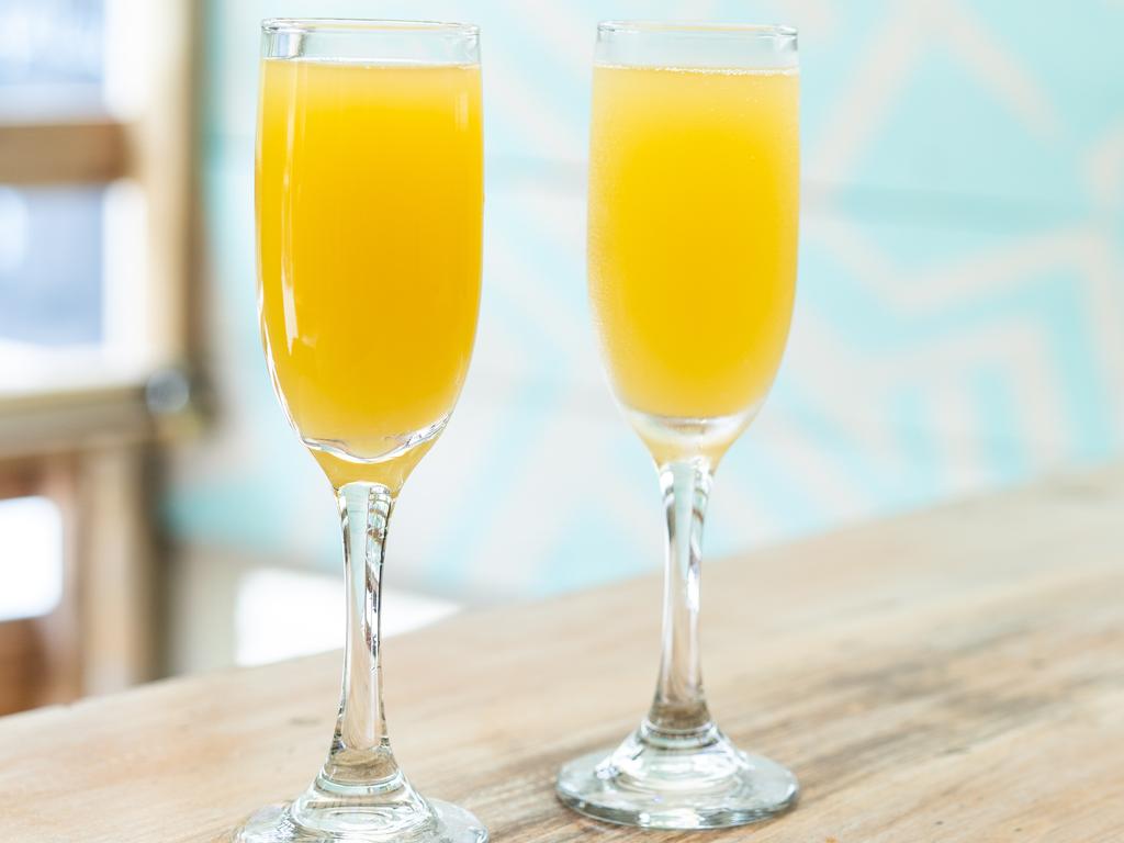 Drinking Champagne mixed with OJ for Christmas breakfast is a popular. Picture: Briona Baker/Unsplash