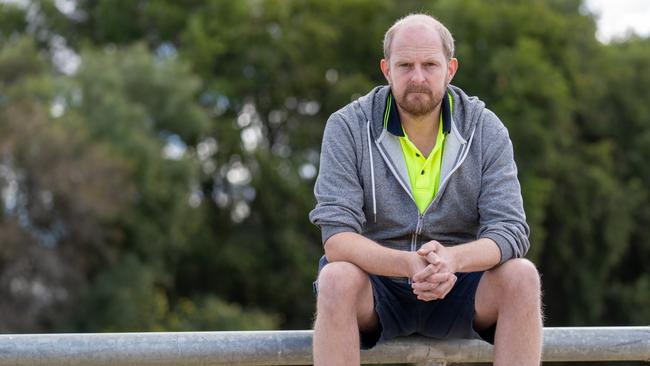 Janine Balding’s brother David Balding. Picture: Brad Newman