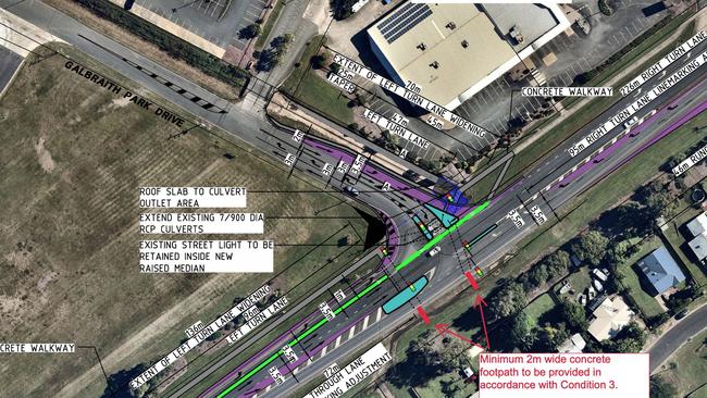 If the new BCF and Supercheap Auto stores are approved to be built at the corner of Galbraith Rd and Shute Harbour Rd in Cannonvale, the developer must fork out $378,900 in infrastructure charges to help pay for new traffic lights. Picture: Documents submitted to Whitsunday Regional Council