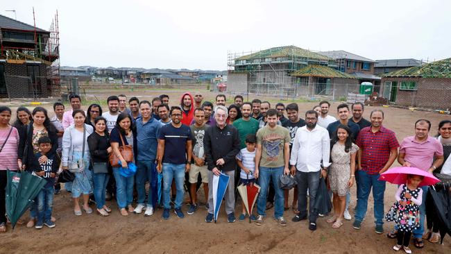 Local residents and home builders in Schofields’ Akuna Vista estate fight a proposed name change for their suburb. Picture: Angelo Velardo
