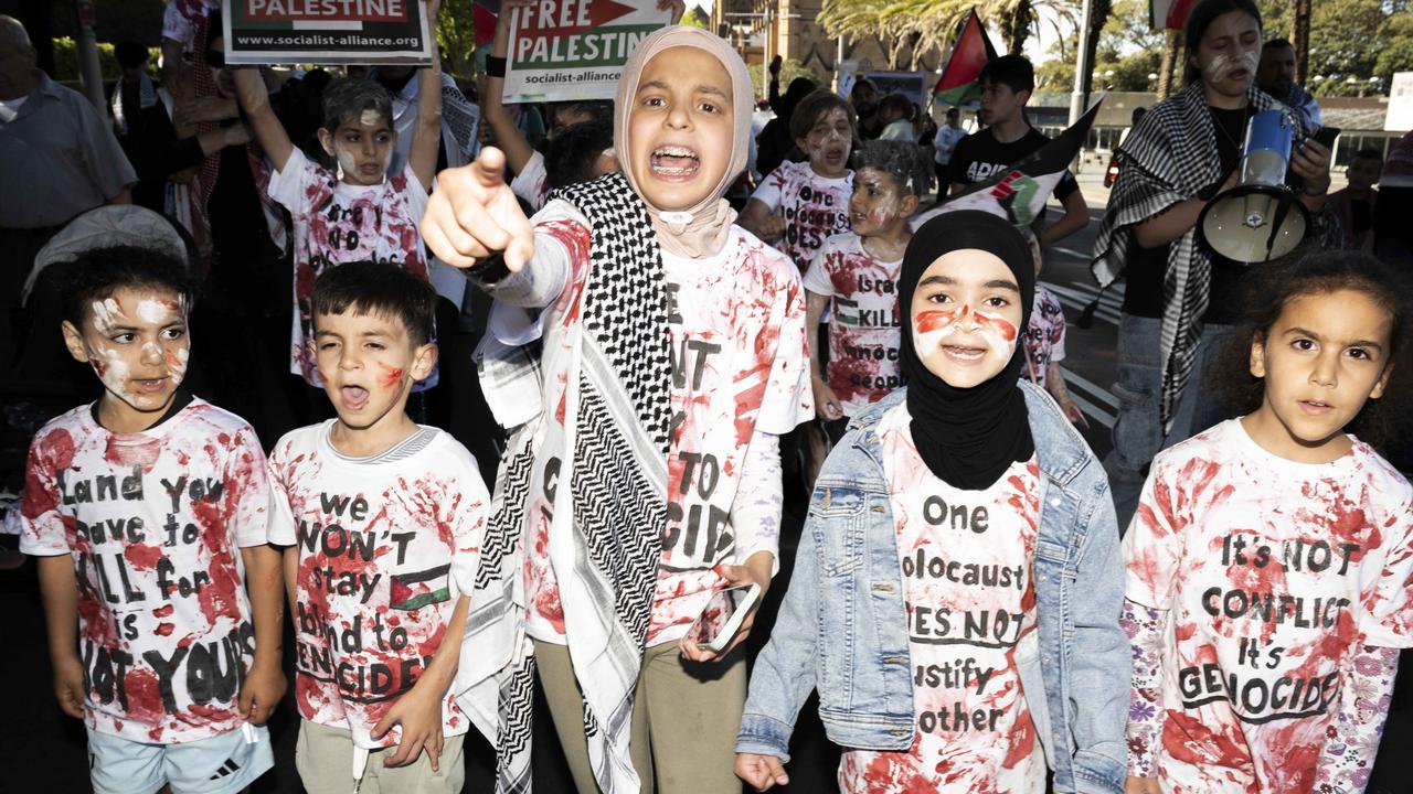 A previous pro-Palestinian protest and march in Sydney on October 29. Picture: Monique Harmer