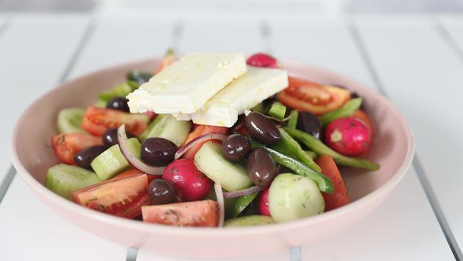 A salad at Hellenika. Photo by Richard Gosling