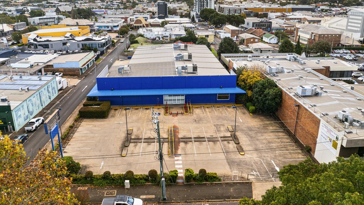 The site of the old Toowoomba Officeworks on Hume Street has hit the market through national commercial agents Cushman and Wakefield.