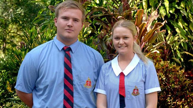 Rory Jones and Jaiden Hill, RGS boarders, are raising money for flood-afflicted farmers in western Queensland. Picture: Jann Houley