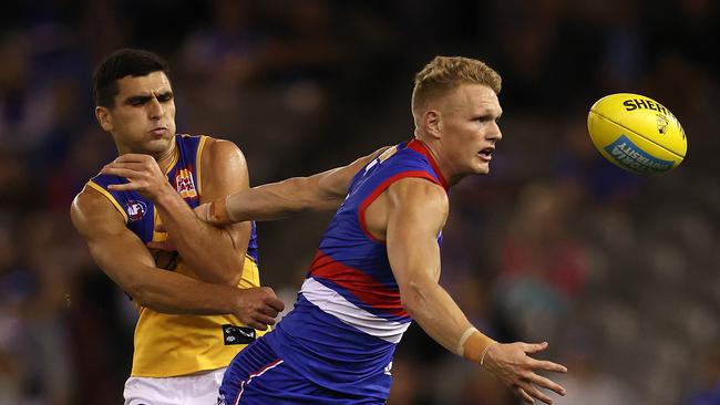 Mick McGuane has Adam Treloar as the fifth-best recruit of 2021 so far, behind teammate Stefan Martin. Picture: Michael Klein