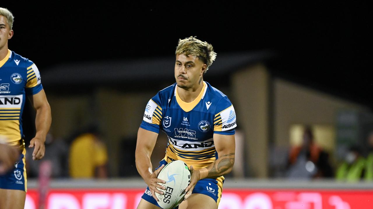 While a Round 1 return is not locked in, Dunster is hoping to get back into the Eels top 17 in 2023. Picture: NRL Imagery