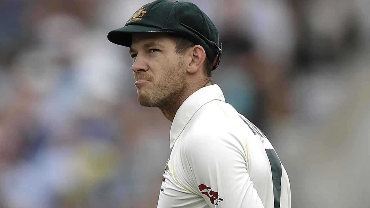 Tim Paine stood down as captain of the Australian test side as details of lewd messages he sent an employee were made public. Picture: Ryan Pierse/Getty Images