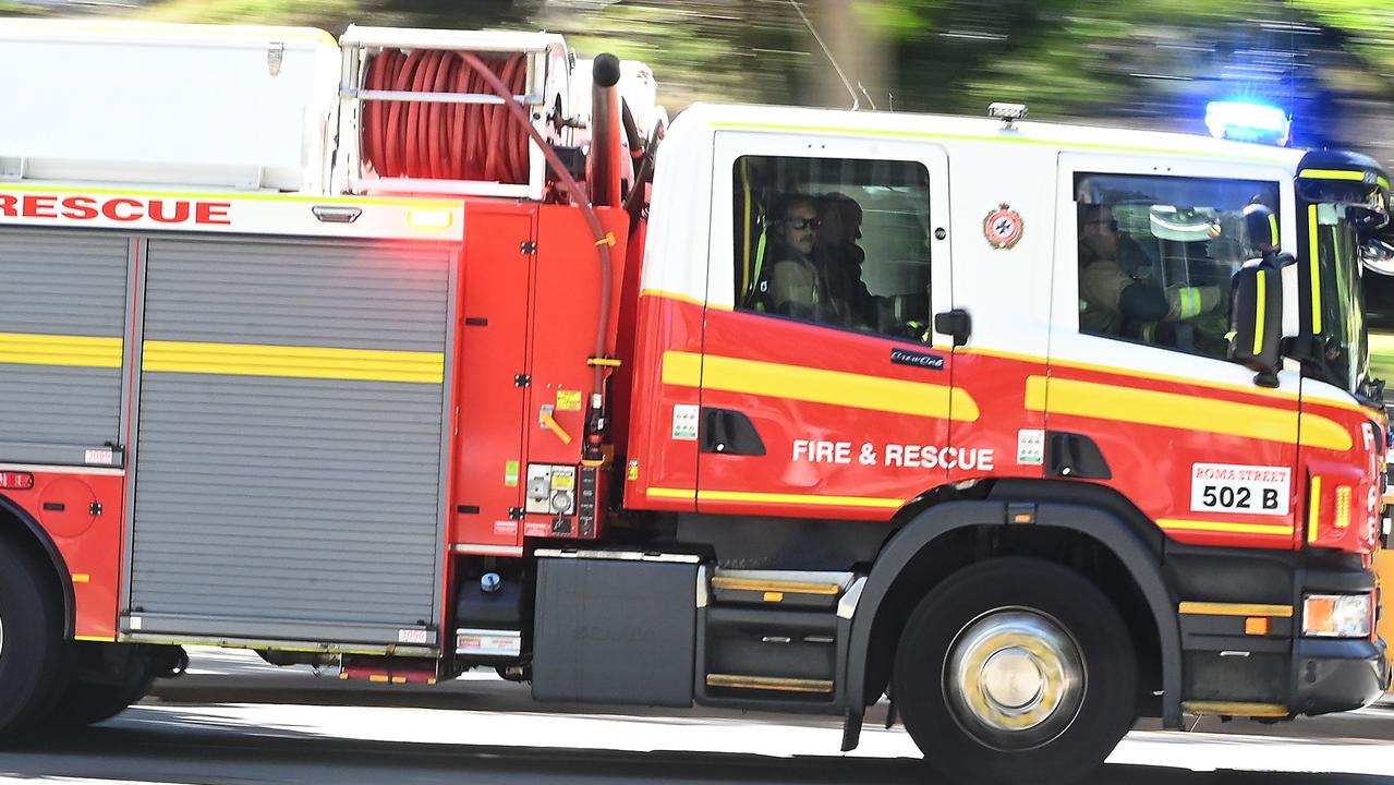 House destroyed in massive blaze west of Brisbane