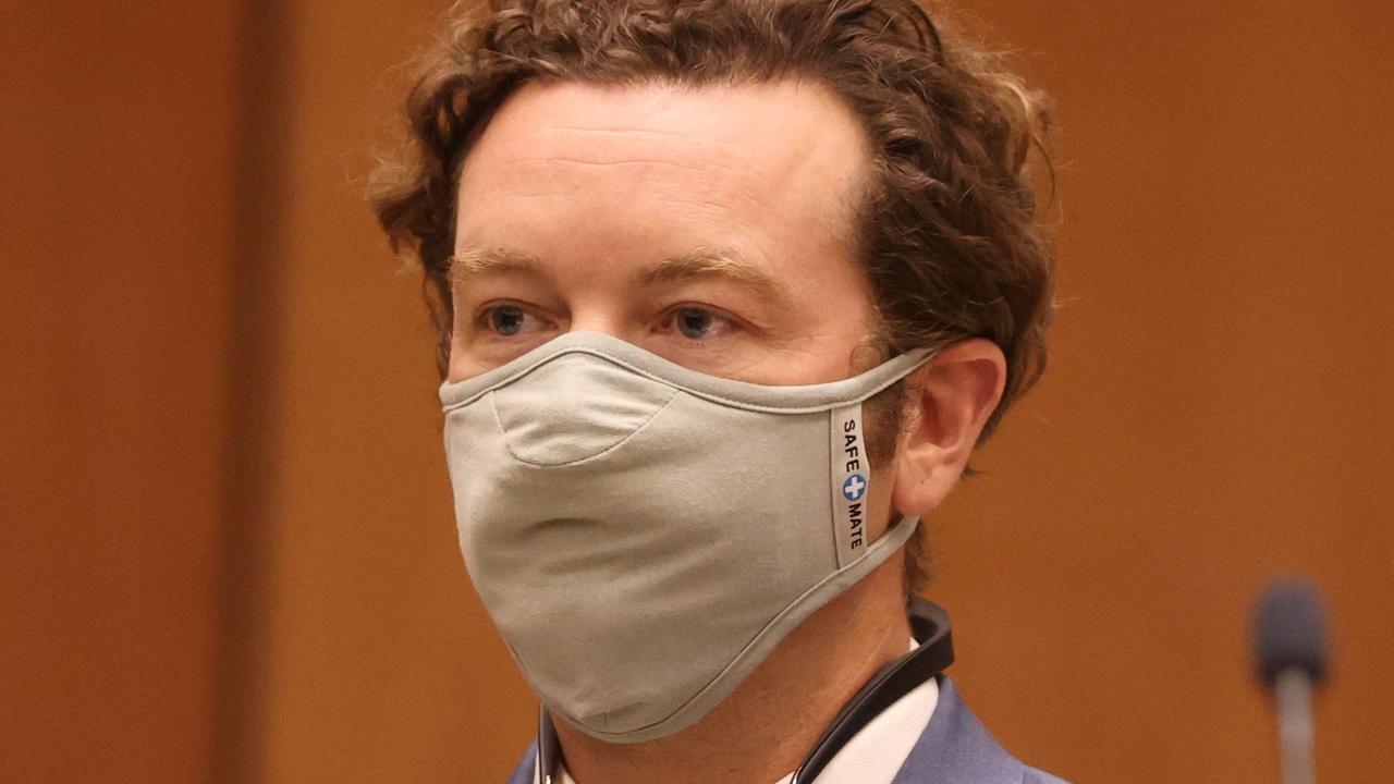 US actor Danny Masterson in court in Los Angeles, California. (Photo by Lucy NICHOLSON / GETTY IMAGES NORTH AMERICA / AFP)