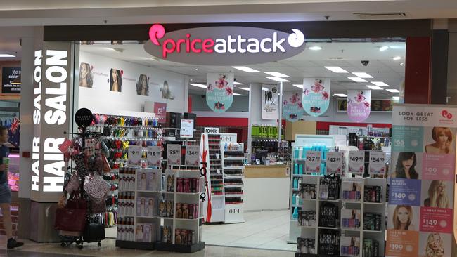 A Price Attack store at Brookside Shopping Centre. Photo Michael Ross