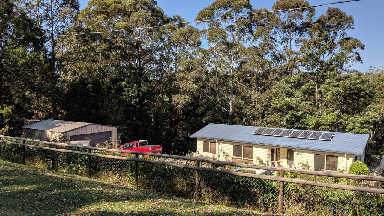 Some homes on Timbarra Dr at Binna Burra were left untouched. Picture: Luke Mortimer.