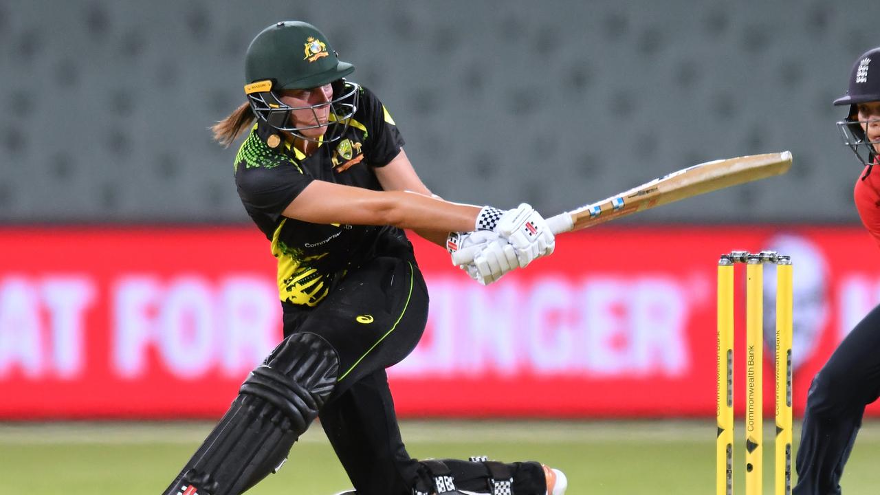 Tahlia McGrath of Australia finished 91 not out. Picture: Mark Brake
