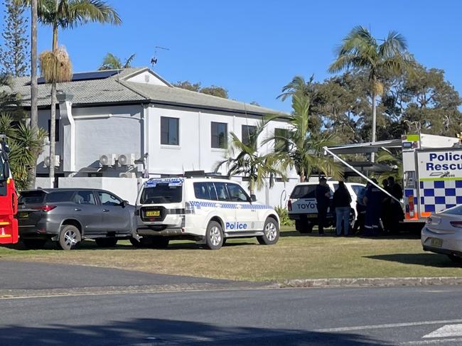 A man has taken a woman and a child hostage in Ballina and a multi-agency police operation is now underway. Picture: Savannah Pocock