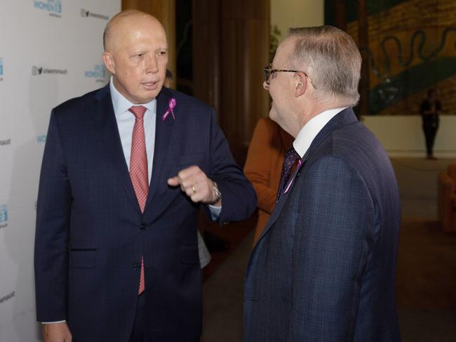 Prime Minister Anthony Albanese and Opposition Leader Peter Dutton. Picture: Gary Ramage