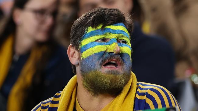 Eels fan during the game